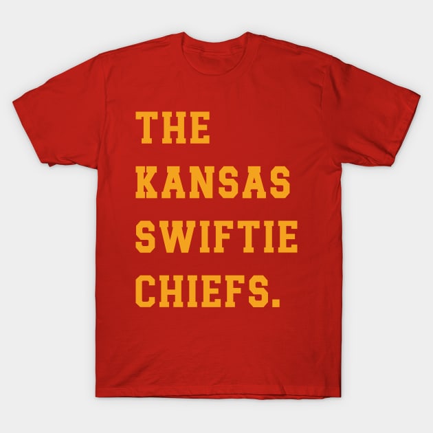 The Kansas Swiftie Chiefs. v6 T-Shirt by Emma